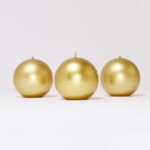 CANDELE SFERA mm100 pz6 -oro