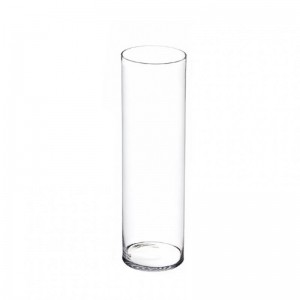 CYLINDER GLASS H 80 DIAM. 25 CM