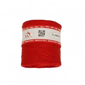 SPOLETTE polyraffia 15MM 200MT-rosso