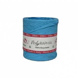 SPOLETTE polyraffia 15MM 200MT-turchese