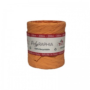 SPOLETTE polyraffia 15MM 200MT -salmone