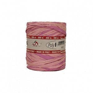 SPOLETTE polyrafia 15MM 200MT-rosa/lilla