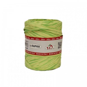 SPOLETTE polyraffia 15MM 200MT-verde bic