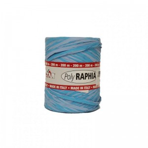 SPOLETTE polyraffia 15MM 200MT-azzur/cel