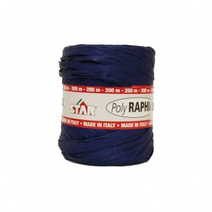SPOLETTE polyraffia 15MM 200MT -blu
