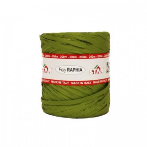 SPOLETTE polyraffia 15MM 200MT-verde oli