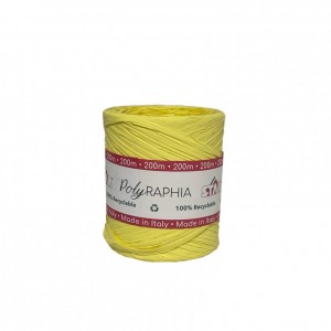 SPOLETTE polyraffia 15MM 200MT-giallo ch