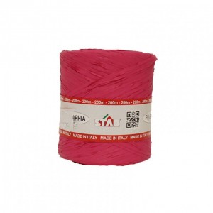 SPOLETTE polyraffia 15MM 200MT -cerise