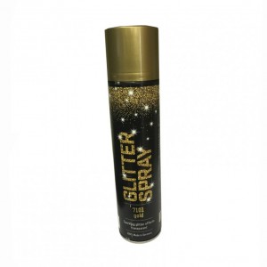 GLITTER SPRAY 400ML-gold