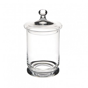 GLASS JAR H 28 DIAM. 16