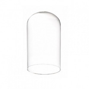 GLASS DOME H 40 DM 18.5CM