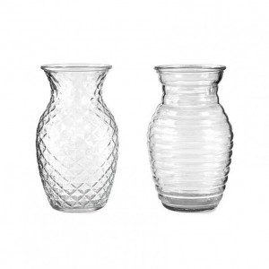 VASO VETRO 2 mod. D11 H19 cm