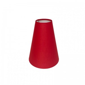 CAPPELLO LAMPADA 20X9XH25cm - rosso