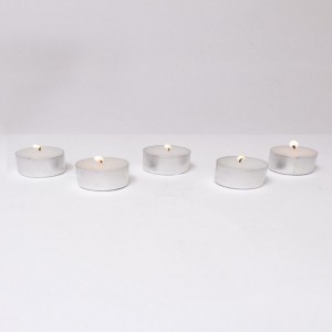 TEALIGHT ALLUMINIO 50 PZ 4ORE