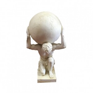 SCULTURA ATLAS RESINA 34X38 H69 cm