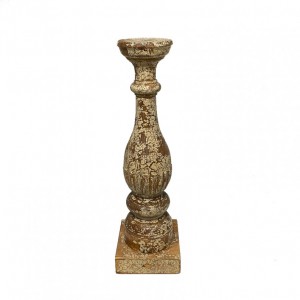 CANDELABRO LEGNO D13 H53 cm