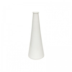VASETTO MONOFIORE terracotta H25cm-bianc