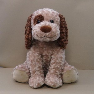 CANE PELUCHE SEDUTO H65 - beige/brown