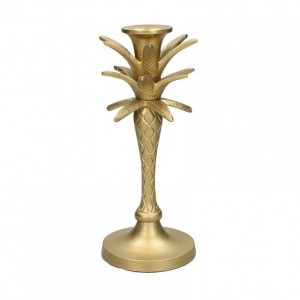 CANDELABRO ALLUM.ORO 10,5X10,5 H23,8 CM