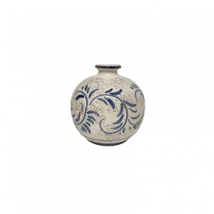 AMPOLLA terrac SMALTATA D12 H11,5CM -blu