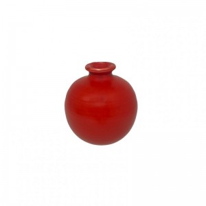 AMPOLLA terracotta D12 H11,5 CM -rosso