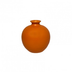 AMPOLLA terracotta D14 H15 CM -arancio