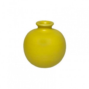 AMPOLLA terracotta D14 H15 CM -giallo