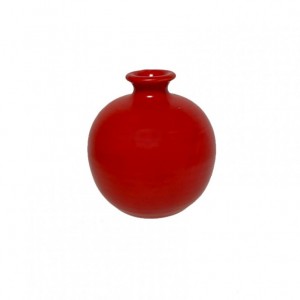 AMPOLLA terracotta D14 H15 CM -rosso