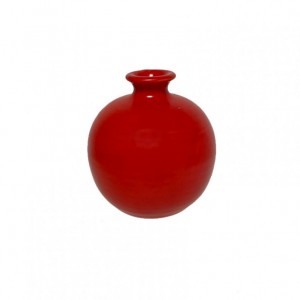 AMPOLLA terracotta D14 H15 CM -rosso