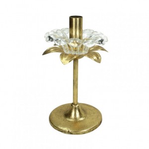 CANDLESTICK MET.13,5XH22,5cm - gold