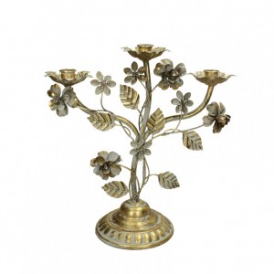 CANDELABRO 36X15,5 H38 CM -3fuochi