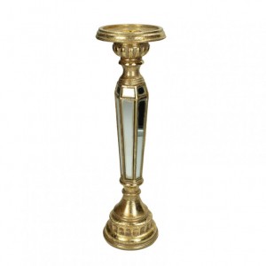 CANDELABRO 9,5X9,5X33cm - oro