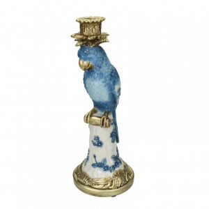 CANDELABRO pappagallo RES. 14 H36 CM