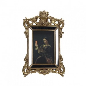 CORNICE POLIRES.18X H28(foto10X15)-gold
