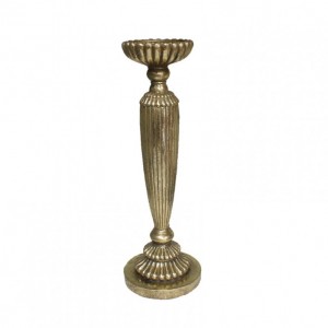 CANDELABRO CM 12X12 H37,5 CM -oro