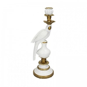 CANDELABRO PAPPAGALLO RES.15X13 H40 CM