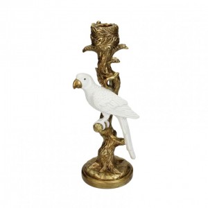 CANDELABRO PAPPAGALLO 10,5X9 H25,5 cm