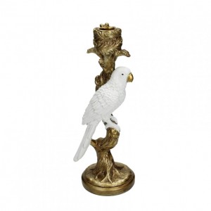 PARROT CANDELABRA 10,5X9 H25,5 cm