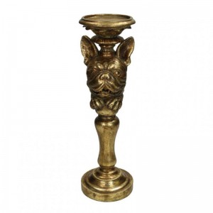 CANDELABRO CANE RES. 10,2X10,2XH33,5 cm