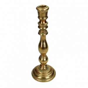 RESIN CANDLESTICK 10XH28 cm -gold