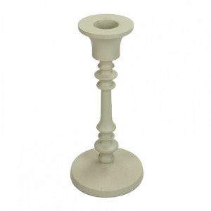 CANDELABRO allum. 8XH17,5cm - ivory