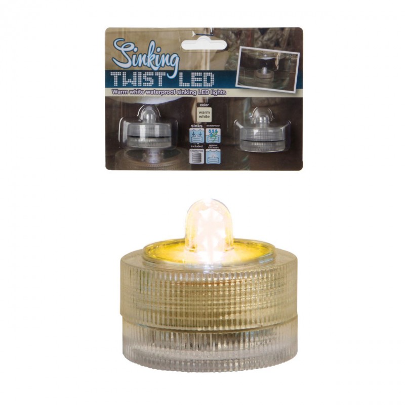 S/2 tealight led bianco