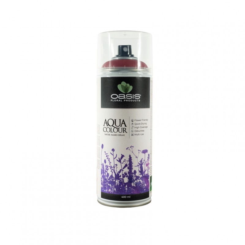 Spray aqua colour oasis 400ml-bordeaux