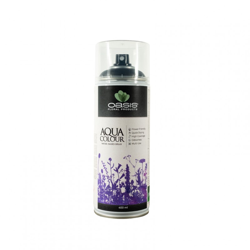 Spray aqua colour oasis 400ml-black