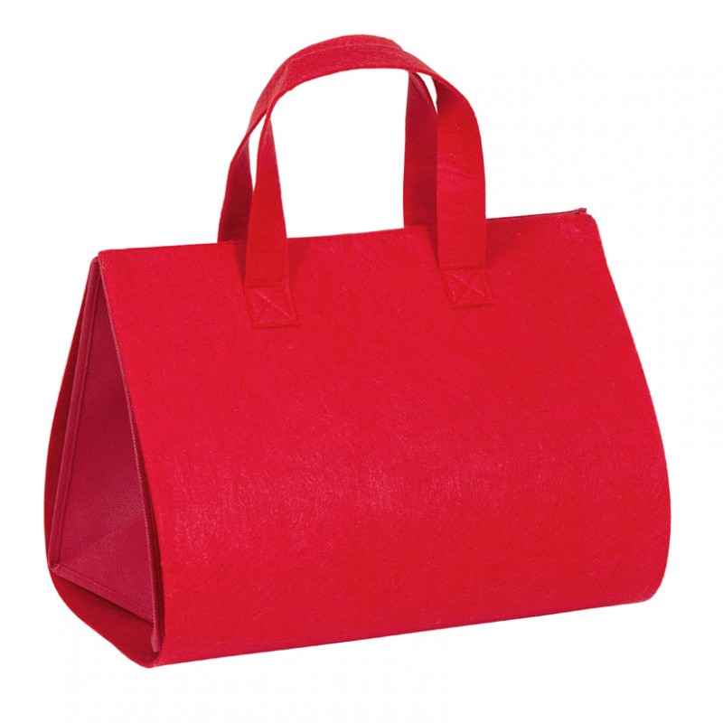 Borsa cloe  cm 36x32x25 -rosso