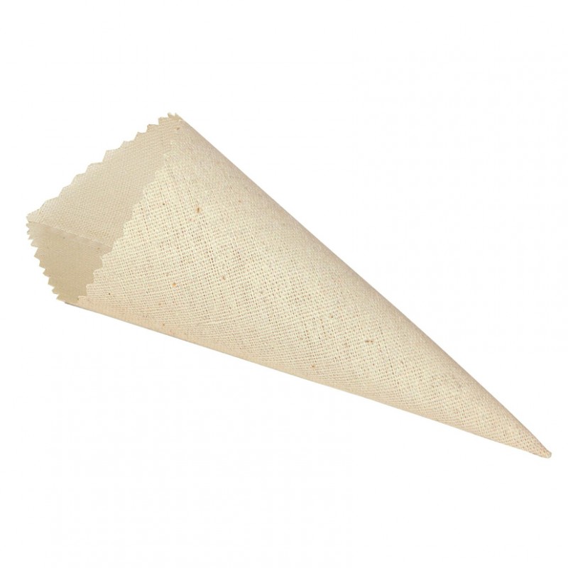 Cono cotone cm 7,5x24 pz 10-natural