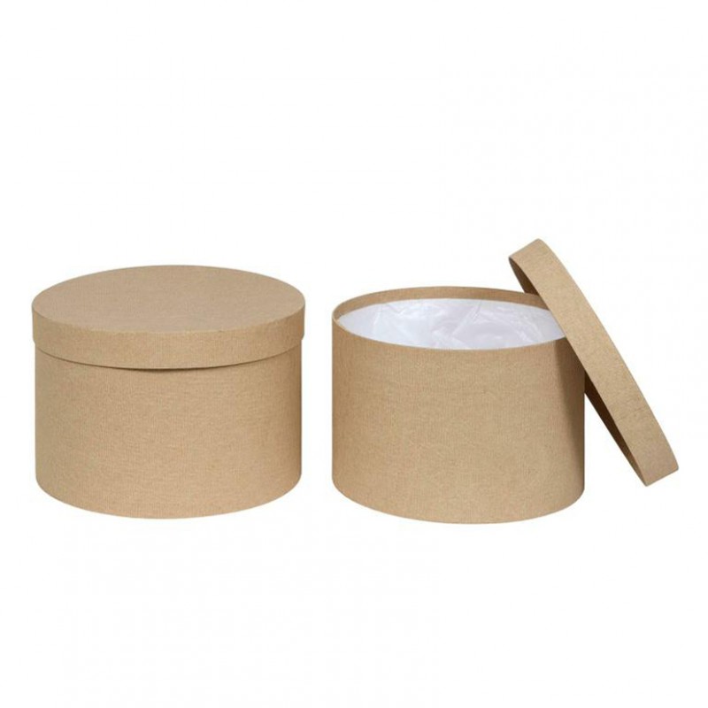 3587-00 | SCATOLA s/2 d27,5h18/d26,5h17-naturale