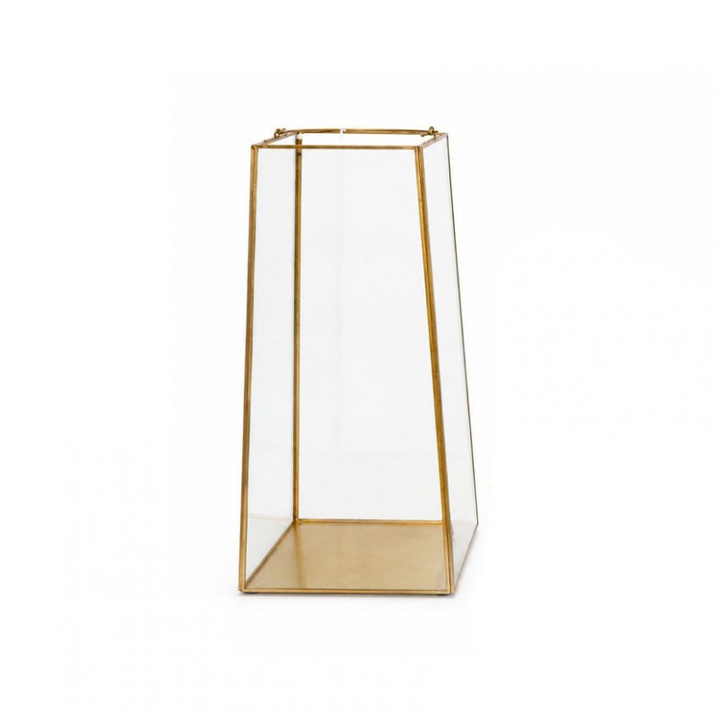 Lanterna rif.oro 21x21xh48cm