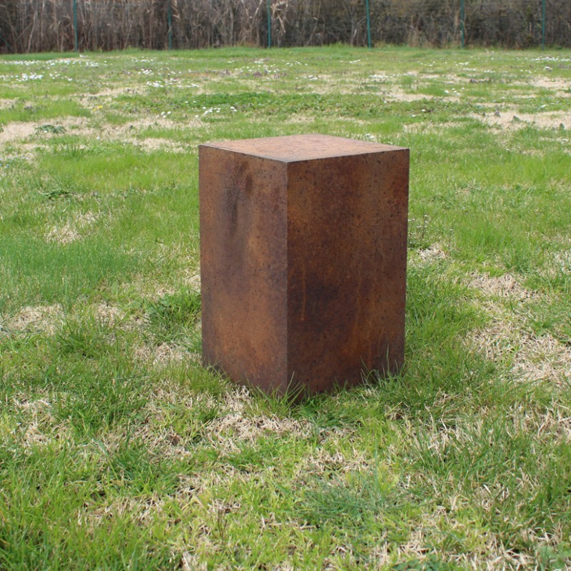 COLONNA2540RUST | COLONNA LEGNO 25X25 H40 CM -rust
