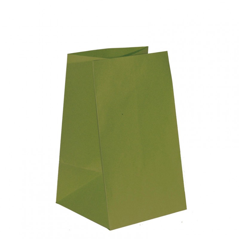 Sacch. carta cm19x19x32 pz 10-green